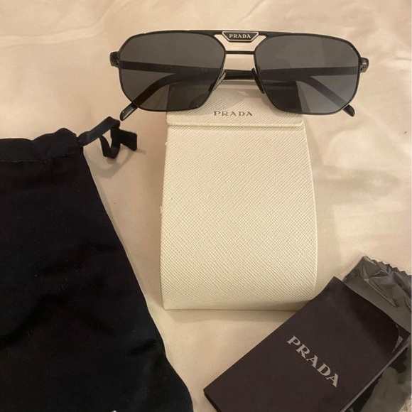 Prada Real Aviator Sunglasses - Picture 3 of 6